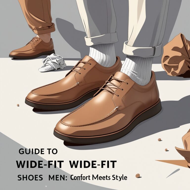 The Ultimate Guide to Wide-Fit Shoes for Men: Comfort Meets Style